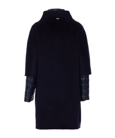 Herno Women Wool Down Jacket In Animal Print