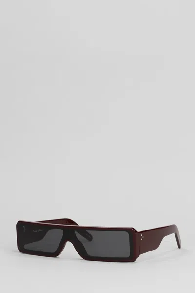 Rick Owens Rectangle Frame Sunglasses In Black