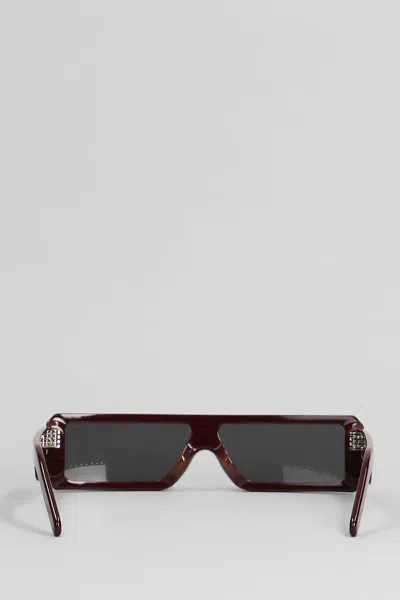 Rick Owens Rectangle Frame Sunglasses In Black