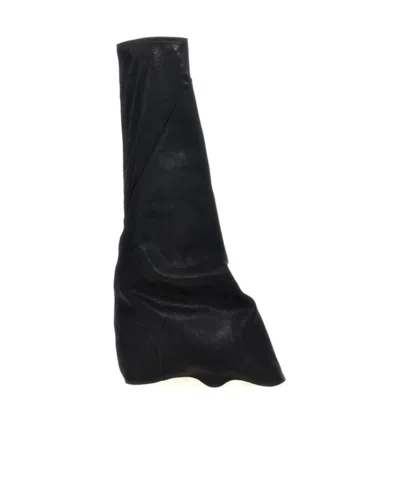 Rick Owens Drkshdw Drkshdw By Rick Owens Boot-shaped Sneakers With Shark-tooth Rubber Sole