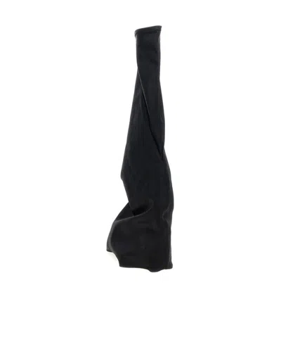 Rick Owens Drkshdw Drkshdw By Rick Owens Boot-shaped Sneakers With Shark-tooth Rubber Sole