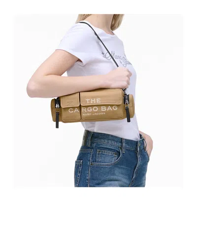 Marc Jacobs Borsa A Tracolla The Cargo Canvas Camel In Nude