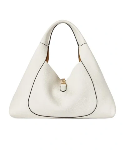Gucci Softbit Small Shoulder Bag In White