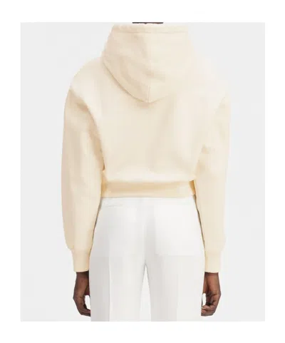 Jacquemus Cotton Hoodie In Neutral