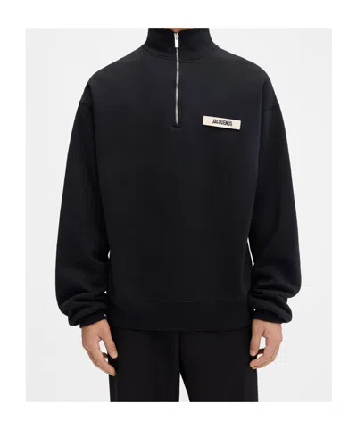 Jacquemus Le Camionneur Gros Grain In Black