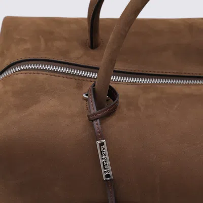 Max Mara Maxmara Women Holdalllsuede - Large Nubuck Leather Satchel