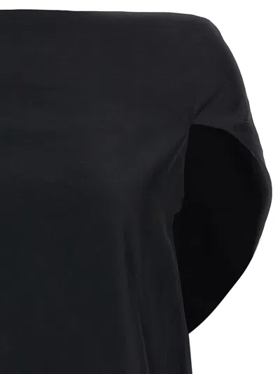 The Row Draped Asymmetric Sleeveless Top Design In Black