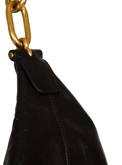 Balmain 'chain Strap Padlock Detail' Shoulder Bag In Black