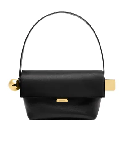 Jacquemus Le Rond Carre Leather Shoulder Bag