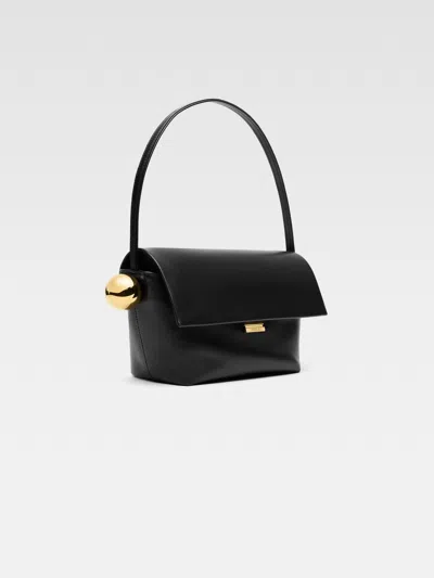 Jacquemus Le Rond Carre Leather Shoulder Bag