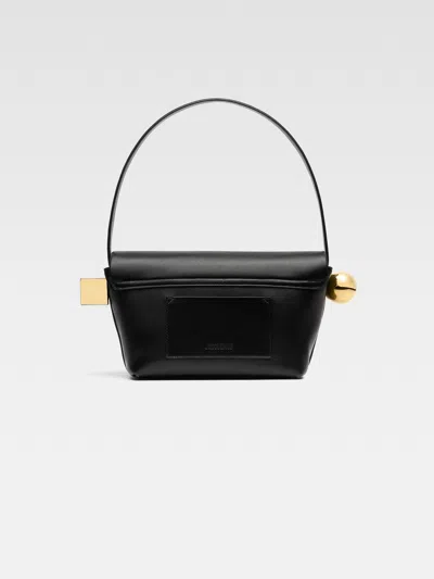 Jacquemus Le Rond Carre Leather Shoulder Bag