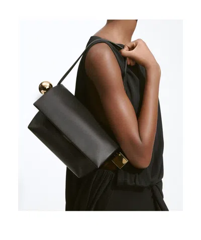 Jacquemus Le Rond Carre Leather Shoulder Bag