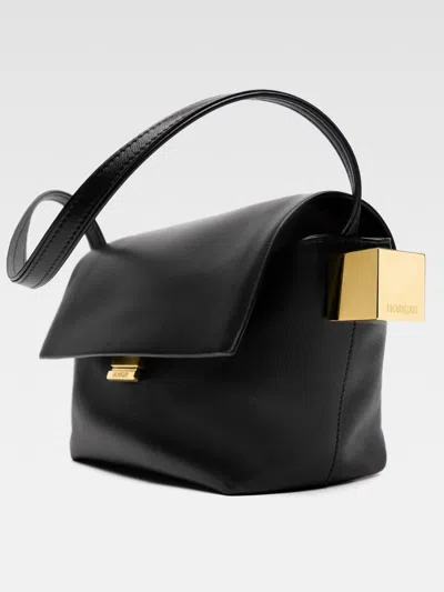 Jacquemus Le Rond Carre Leather Shoulder Bag