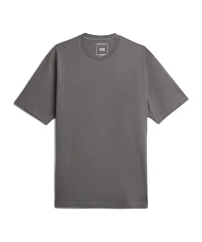 Y-3 Graphic Short Sleeve Tee T-shirt In Gray