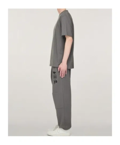 Y-3 Graphic Short Sleeve Tee T-shirt In Gray