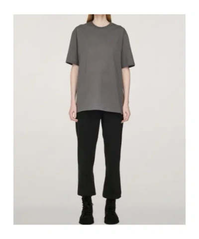 Y-3 Graphic Short Sleeve Tee T-shirt In Gray