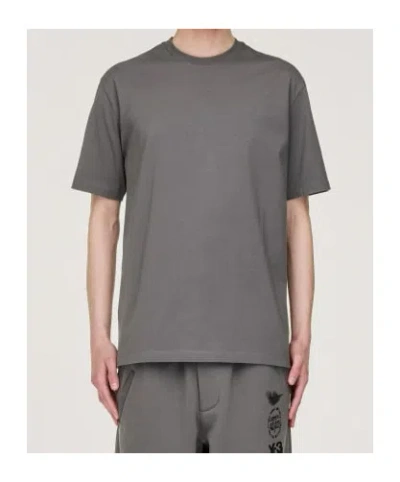 Y-3 Graphic Short Sleeve Tee T-shirt In Gray