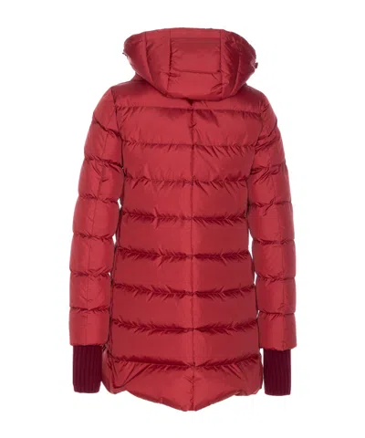 Herno A-shape Chamonix Down Jacket In Red