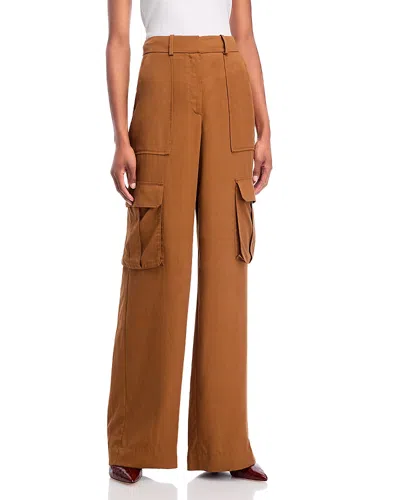 Veronica Beard Saul Cargo Pants Whisky In Brown