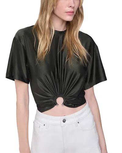 Rabanne Cut-out Knot Detail Round Neck Top