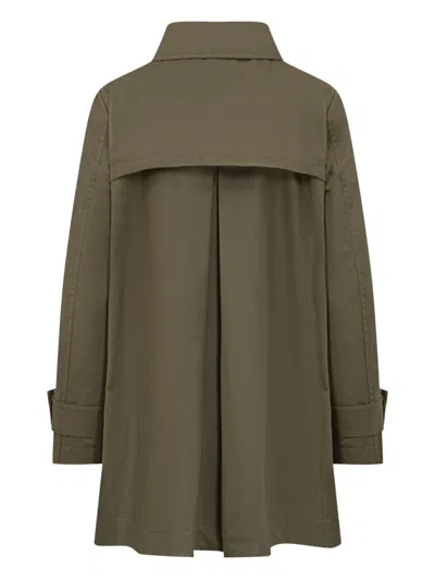 Herno Military-inspired Button-up Jacket In Green