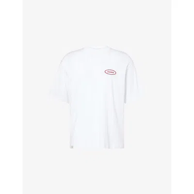 Jacquemus Crew Neck Short Sleeve Fitted T-shirt In White