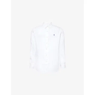 Polo Ralph Lauren Linen Shirt In White