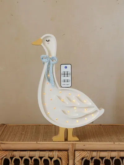 Little Lights Duck-shaped Decorative Lamp In White