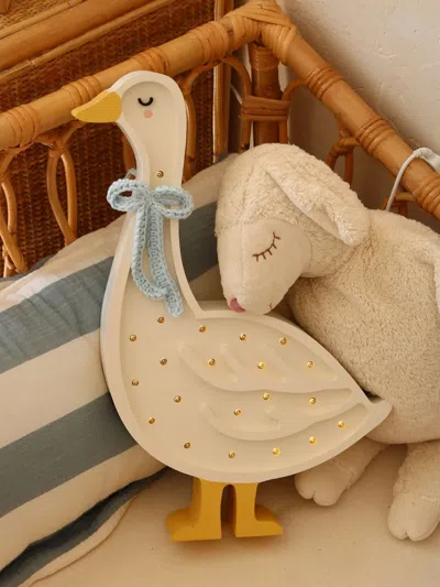 Little Lights Duck-shaped Decorative Lamp In White