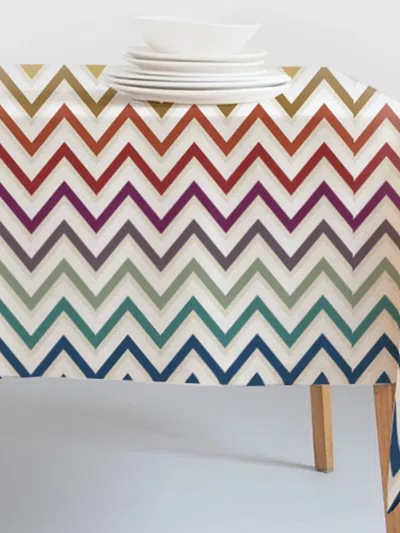 Missoni Watamu Zigzag-patterned Tablecloth In Multi