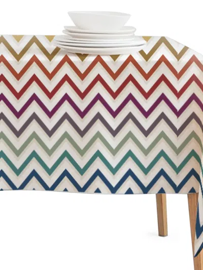 Missoni Watamu Zigzag-patterned Tablecloth In Multi