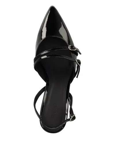Alohas Black Patent Leather Joelle Slingback Pumps In Black