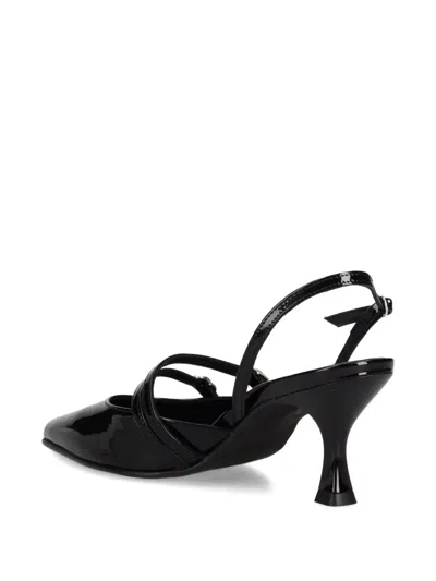 Alohas Black Patent Leather Joelle Slingback Pumps In Black