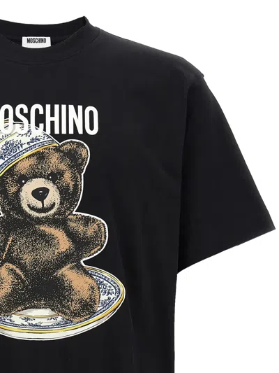 Moschino T-shirt With Print In Black