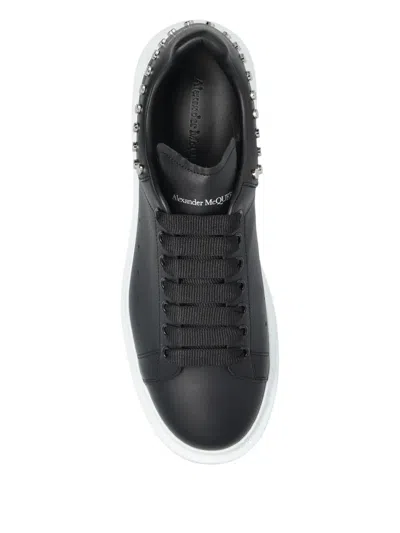 Alexander Mcqueen Studded Oversize Sneakers In Black