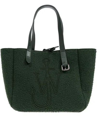 Jw Anderson Belt Shopper Bag In Green