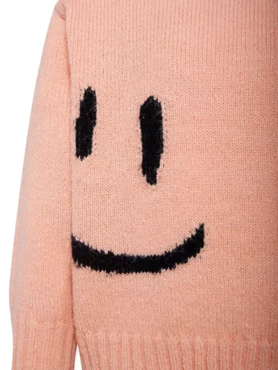 笑脸提花毛衣