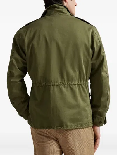 Polo Ralph Lauren The Iconic Military Jacket With Logo In Green