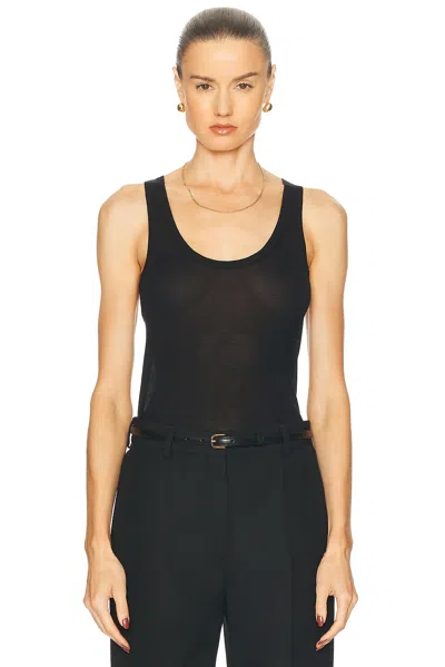 Totême Toteme Women Knitted Tank Top In Black