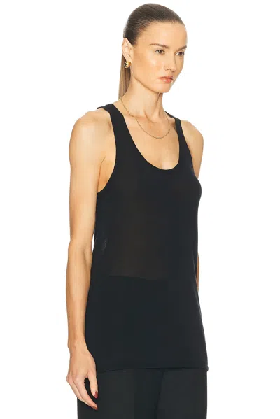Totême Toteme Women Knitted Tank Top In Black