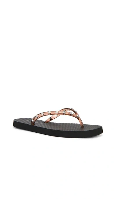 Loeffler Randall Taryn Crystal-embellished Thong Flip Flops In Multi