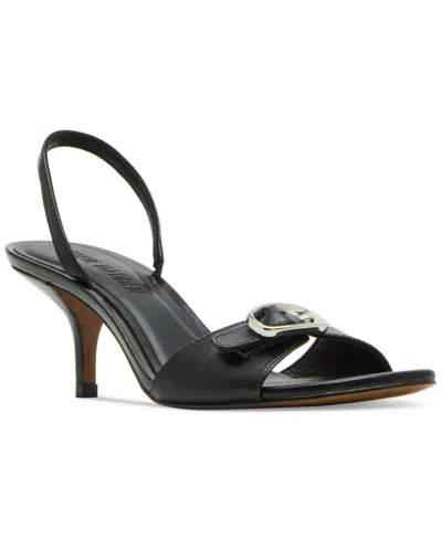 Steve Madden Women's Henrietta Kitten-heel Dress Sandals In Black