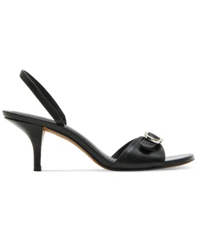 Steve Madden Women's Henrietta Kitten-heel Dress Sandals In Black