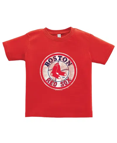 Soft As A Grape Toddler Red/gray Boston Red Sox Cooperstown Collection T-shirt, Set Of 2 In Multi