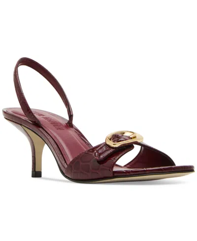 Steve Madden Women's Henrietta Slingback Sandals In Red