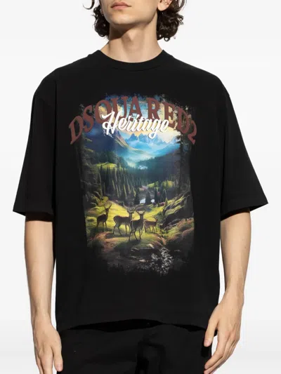 Dsquared2 Loose-fit Signature T-shirt