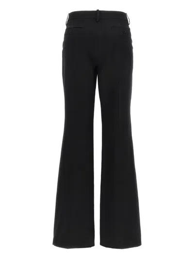 Magda Butrym Trousers Flared Leg Back Pocket