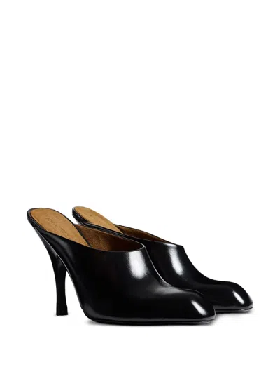 Khaite Colt Calfskin Stiletto Mules In Black