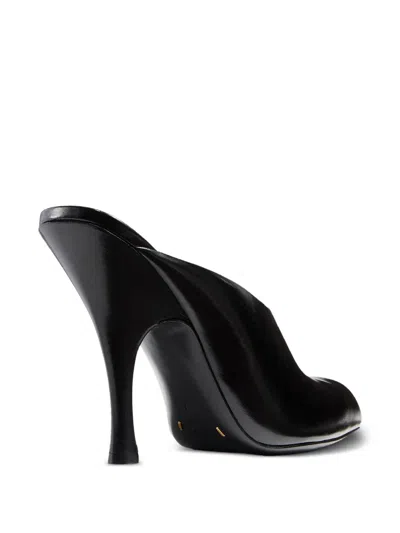 Khaite Colt Calfskin Stiletto Mules In Black