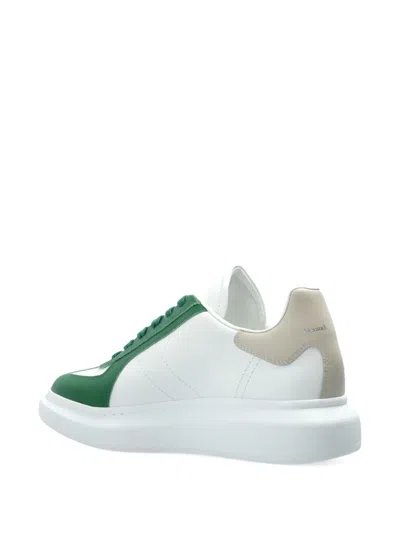 Alexander Mcqueen Oversized Paneled Low-top Sneakers In White